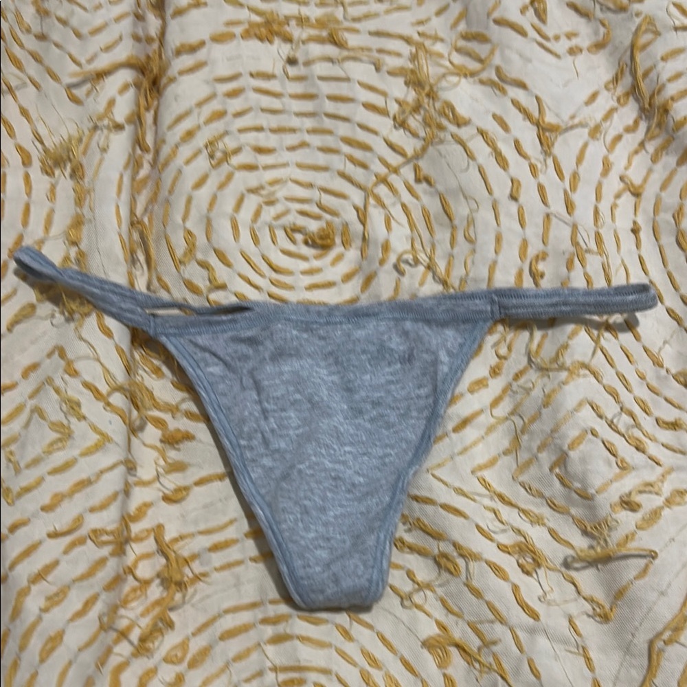 Gray Thong Panties
